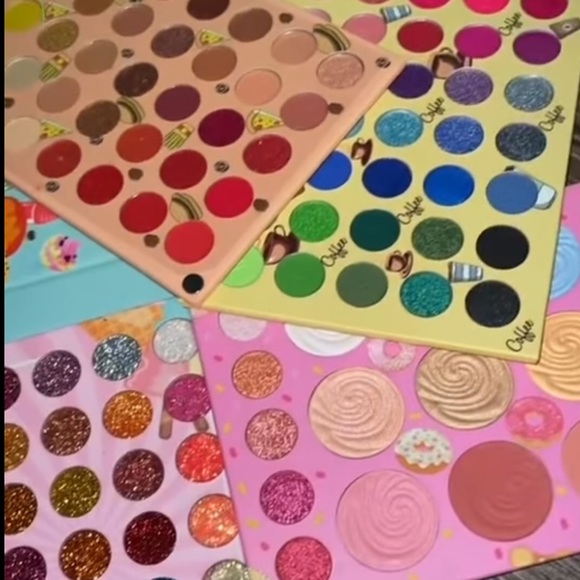 Qing ImLove Fast Food eyeshadow palette Sealed 124 Glitters, Shimmers, Mattes - Picture 3 of 7